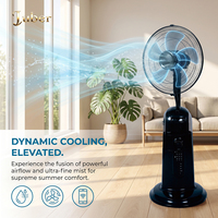Ventilateur sur pied électrique personnalisé, refroidisseur d'air commercial mécanique, humidificateur ultrasonique à brume pour usage extérieur