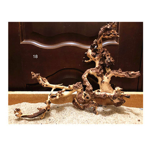 خشب عائم طبيعي صديق للبيئة وسيراميك أبيض حديث لتزيين أحواض السمك - Product Image 1