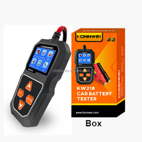 Probador de Baterías Personalizable, Analizador de Sistemas Eléctricos KONNWEI KW218, Herramienta de Diagnóstico Profesional para Baterías de Automóviles