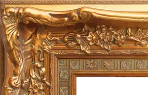 Cornice per pittura a olio antica in legno massello Color oro classico personalizzato di alta qualità all'ingrosso