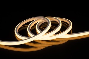 Easy Install 15*15mm 3-Sided <b>LED</b> Neon Flex <b>with</b> Aluminum Channel Profile End Caps Clips 24V Low Voltage Silicone Neon <b>Light</b> Kit - Product Image 5