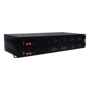 1080P <strong>4</strong> <strong>Channel</strong> 2-CH Bi-directional HDMI over Fiber Optic Transceiver with KVM Audio Loopout