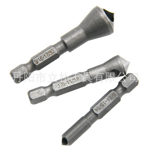 3Pc Hexagonal Shank Countersink Drill 90 Degree Imperial Beveling Tool For Nonferrous Metals Bright Uncoated - Product Image 4
