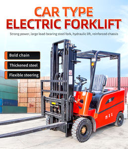 Carretilla elevadora portátil de carga automática apilador eléctrico carretilla elevadora eléctrica 1 tonelada - Product Image 4