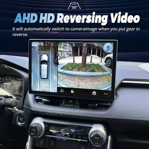 Pantalla 2K de 13,3 "para Toyota Rav4 2018 2019 2020, reproductor de vídeo para coche Multimedia Android, navegación GPS estéreo, Carplay inalámbrico