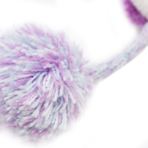 लड़कियों के लिए प्यारी सी जमे हुए श्रृंखला इयरमफ टोपी गर्म 100% कपास चरित्र डिजाइन आउटडोर और दैनिक उपयोग सर्दियों की टोपी - Product Image 4