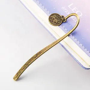 Vendita all'ingrosso segnalibri bella-Souvenir regalo di bellezza personalizzato cinese d'ottone del metallo segnalibro per il libro