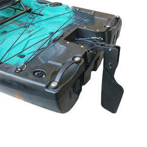 Nhựa Ghế Đơn Ngồi Trên Đầu Gấp Có Thể Tháo Rời Câu Cá Kayak 2 Mảnh Modular Canoe Với Vây Đạp Kayak Cánh Quạt Đạp Kayak - Product Image 5