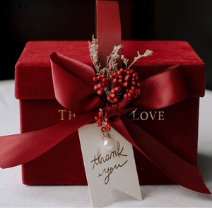 Luxury Wedding Cake <strong>Box</strong> Wholesale Wedding Favor <strong>Box</strong> <strong>Bride</strong> and Groom Invitation Card Wedding with <strong>Box</strong> - Product Image 2