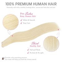 Extensiones de Cabello Humano con Cinta Adhesiva Invisible, Doble Trama, Cabello Virgen Remy Ruso, Venta al Por Mayor
