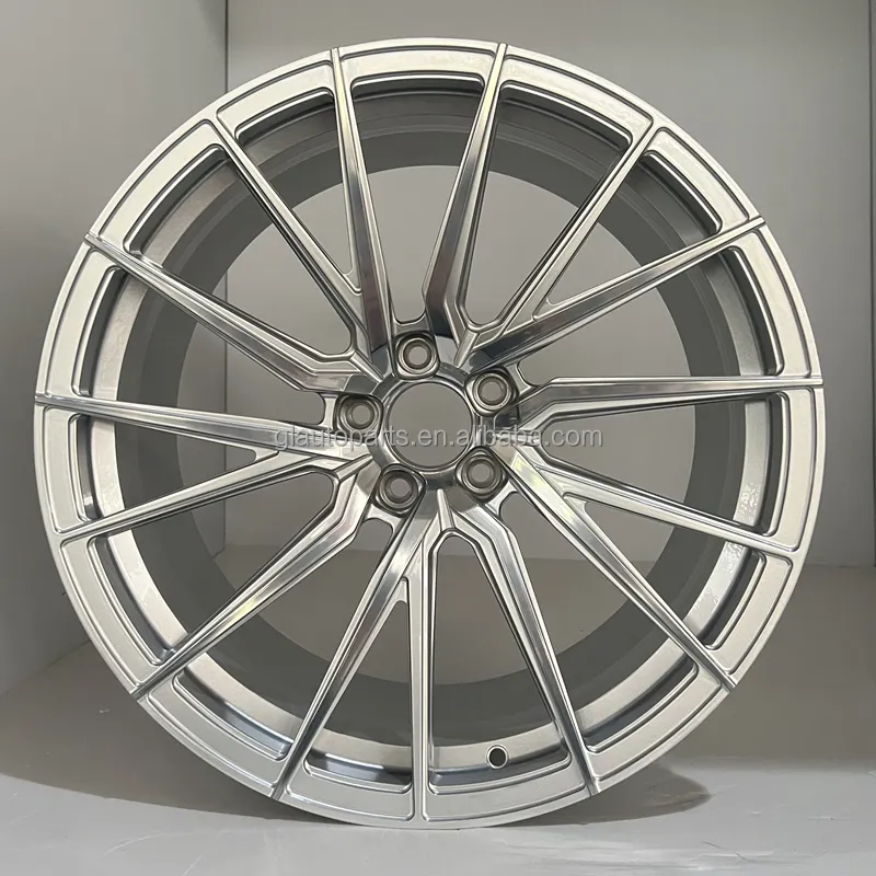 Custom 6061 T6 Sport Raceauto Wielen Satijn Brons Metallic Gecoat Gesmede Legering Aluminium Velgen Verkrijgbaar In 19 20 22 Inch Maten