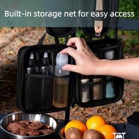 Ensemble de 11 bouteilles à épices portables en EVA rigide pour l'extérieur, camping, pique-nique, distributeur d'épices, bouteilles d'huile pour barbecue, combo d'assaisonnements