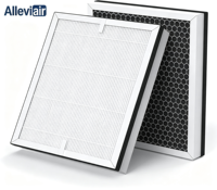 Filtre de remplacement Afloia Europa H13 True HEPA à charbon actif en 3 étapes pour purificateur d'air, élimine 99,99 % des particules et des poils d'animaux
