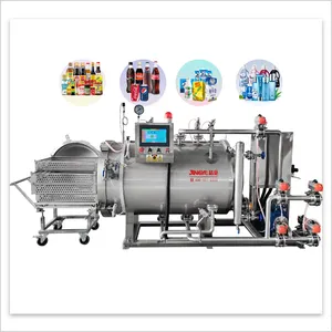 High Efficiency Pouched Canned Pet Food Small Industrial Sterilizer For Sale With PLC