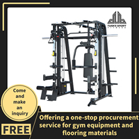 Machine Smith : Équipement de fitness multifonctionnel pour la maison, grand ensemble combiné, équipement d'entraînement complet commercial, type Gantry