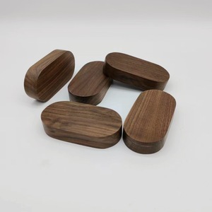 ฐานไม้วอลนัททรงวงรี, ที่วางน้ำหอมในรถยนต์แบบ DIY, แท่นวางตั้งโชว์ของตกแต่งบนโต๊ะ, ของตกแต่งรถยนต์สำหรับอโรมาเธอราพี - Product Image 2