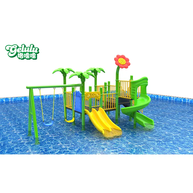 Aqua Park perlengkapan mainan anak, perlengkapan mainan slip cipratan permainan kolam bermain hiburan