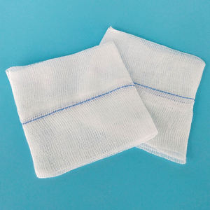 Одноразовые медицинские хирургические впитывающие марлевые тампоны 10*10 см, стерильные марлевые губки - Product Image 2