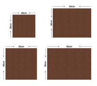Accessoires de cuisine imprimés personnalisés de 5mm d'épaisseur Tapis en polyester TPR Tapis de cuisine avec design oriental