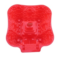 Moule à gâteau en Silicone 3D, 8 pièces, château, poêle, desserts, glace, ustensiles de cuisson