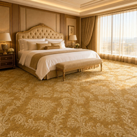 Tapis tissés à la machine mur-à-mur pour chambre d'hôtel, en nylon doux et moelleux, pour chambre de prière, confort douillet, luxe moderne, sur mesure