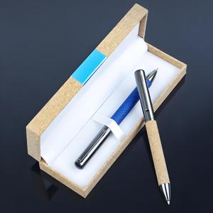 Alta Qualidade Personalizado Metal Ball Point Pen PU Couro Negócios Caneta Presente Promocional com Logotipo Personalizado