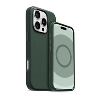 Coque de téléphone en cuir véritable neuve en gros pour la série iPhone 17 – Étui de protection mat antichute et antichoc – Accessoire de téléphone portable