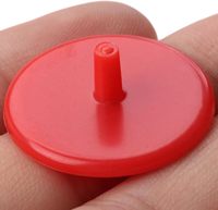 Marqueurs de balle de golf personnalisés en plastique plats et ronds |   Impression de logo de haute qualité et couleurs multiples |   Accessoires de golf durables