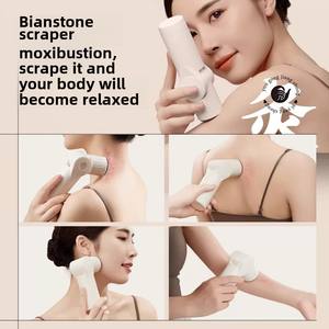 Pot de moxibustion à flamme ouverte Bianstone petit bâton de grattage portable pour <span class=keywords><strong>massage</strong></span> du cou emballé dans un sac - Product Image 4