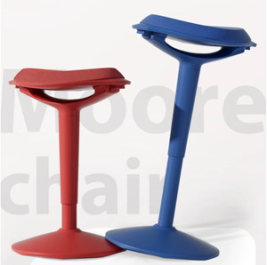 Tabouret de bar moderne en plastique Henglin Moore, chaise de bureau ergonomique à hauteur réglable, confortable pour une utilisation prolongée, pivotante, pour atelier - Product Image 1