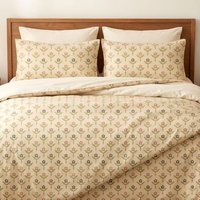 Parure de lit florale en polyester de qualité supérieure, douce et imprimée, 3 pièces, avec housse de couette et taies d'oreiller, pour la maison, l'hôtel, vente en gros