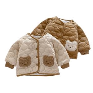 All'ingrosso della fabbrica per bambini stile coreano cappotto invernale da bambino orsetto cappotto spesso <span class=keywords><strong>piumini</strong></span> d'anatra per neonati - Product Image 1