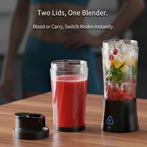 Blender portable rechargeable par USB de 700 ml, faible <span class=keywords><strong>bruit</strong></span>, 6 lames, pour jus frais en déplacement, voyage, voiture, bureau, extérieur - Product Image 2