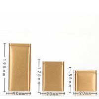 Boîte en fer blanc transparent en Pvc pour biscuits et fleurs, emballage des étoiles, boîte en étain à charnière sur le dessus,