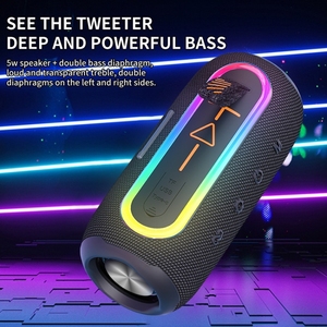 Flash bán flip6 Max xách tay không dây bt5.0 + EDR Loa ngoài trời loa siêu trầm với đầy màu sắc LED chiếu sáng - Product Image 3