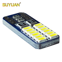 Blister karte super weiß T10 194 168 12 V4W W5W 3014-24smd canbus LED-Auto lampe für Auto-Lese lampen