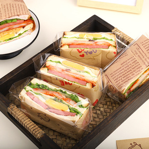 Nhà Máy Giá thân thiện với môi sáp Deli giấy gói thực phẩm Burger giấy gói không thấm mỡ bánh sandwich bọc giấy - Product Image 6