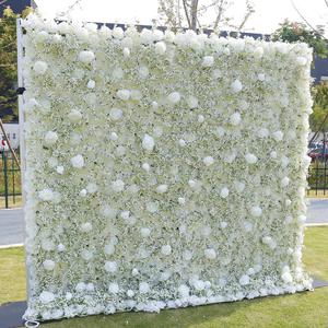 Mur de fleurs artificielles à l'impact visuel exceptionnel pour mariage, fête, événement, cérémonie, toile de fond de photomaton, décoration - Product Image 5