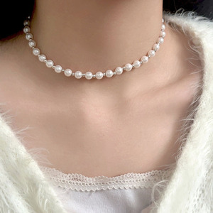 Collier en argent sterling 925 Kaiming, style baroque, pour femmes, à porter tous les jours, bijoux élégants et tendance - Product Image 1