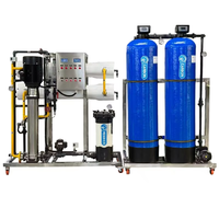 Système de filtration d'eau industrielle à économie d'énergie, équipement d'osmose inverse à haut taux de récupération d'eau, pompe 1000L/heure, traitement de l'eau