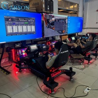Simulador de carreras F1 de alta calidad Cockpit 4DOF Car Racing Motion Sim para el hogar VR Driving Game Machine