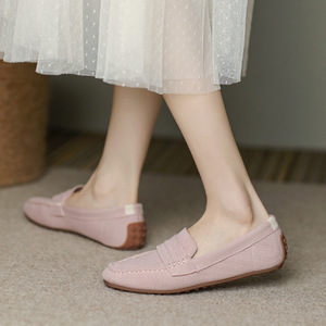 Chaussures plates à enfiler pour femmes, ballerines, talon bas, confort, douces, antidérapantes, respirantes, printemps-hiver - Product Image 2