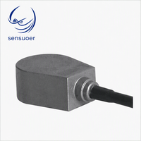 Accéléromètre miniature IEPE série B SSR avec câble intégré en titane 50mV/g, fixation adhésive 1,5g pour test de circuits imprimés modaux