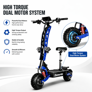 Envío Gratis, Precio de Fábrica, Scooter Plegable con Ruedas de 14 Pulgadas, Scooter Eléctrico para Adultos con Motor Dual de 10000w, DR- - Product Image 2