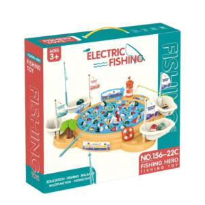 Vente chaude multijoueur enfants famille jeux interactifs jeux de pêche musicaux support électrique à piles jouet de pêche rotatif - Product Image 6