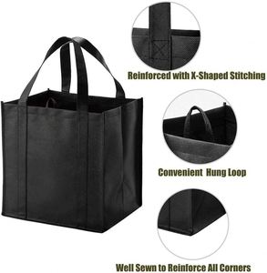 Sacs de courses réutilisables en PP écologiques imprimés sur mesure, pliables, non tissés et recyclables pour la promotion et l'emballage de cadeaux - Product Image 3
