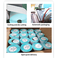 Label Thermal Putih Grosir Custom Stiker Barcode Perekat 100x100 Tahan Air Tahan Minyak Perekat Kuat untuk Pengiriman