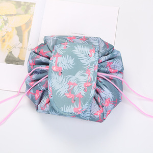 Women Drawstring Makeup Bag Fashion Travel Cosmetic Lazy <b>Storage</b> Bag <b>Toiletry</b> Organizer Case <b>Storage</b> Pouch Accessories Supplies - Product Image 6