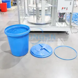 Personalizar automático plástico PE HDPE botella boca máquina de corte barril cubo superior máquina de corte