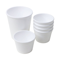 Couvercle de gobelet jetable en mousse EPS PS de qualité alimentaire, anti-fuite, 8oz/16oz/32oz, compatible congélateur pour café glacé, bubble tea, jus, fêtes et plats à emporter